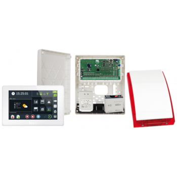 ZESTAW ALARMOWY SATEL INTEGRA 128 + INT-TSI-W + OPU-3P + AWT682 + 17Ah + SYRENA SP-4001R